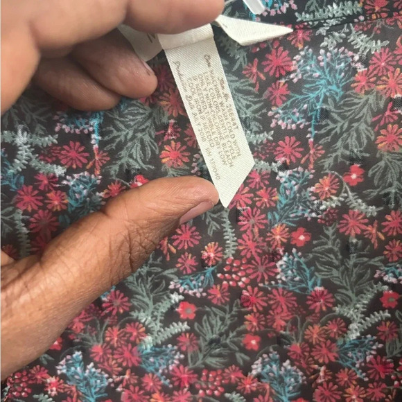 Matilda Jane Tunic Blouse Gypsy Sz XL Carol boho Floral Long Sleeves Peasant Top - Picture 5 of 7